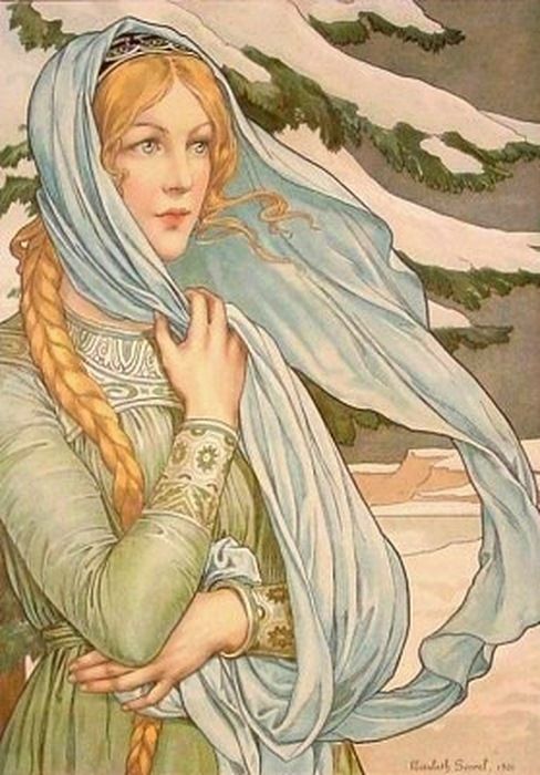 Elisabeth Sonrel French 1874-1953. Winter